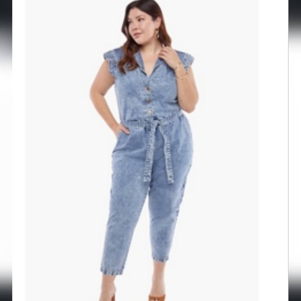 Cropped jumpsuit